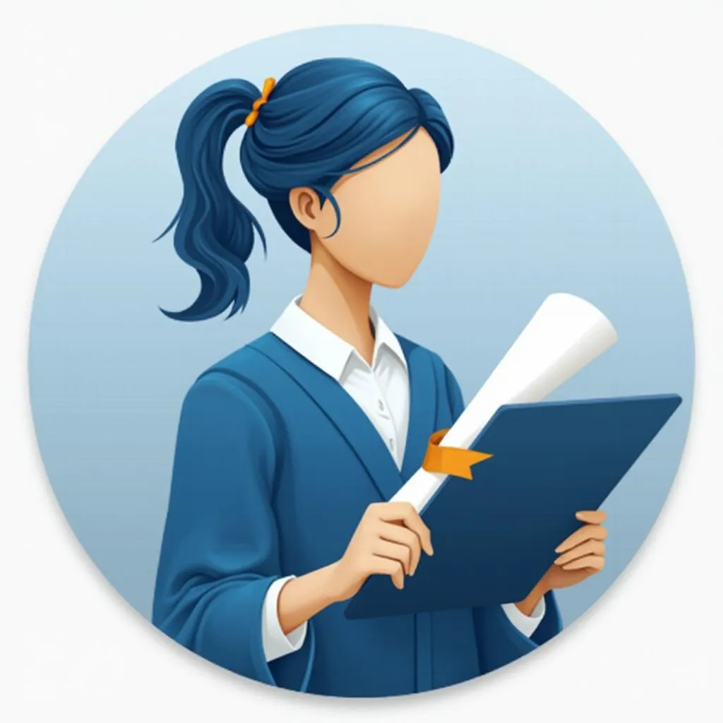 Icono de profesor certificado
